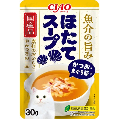 いなば CIAOほたてスープ かつおまぐろ節入り 30g