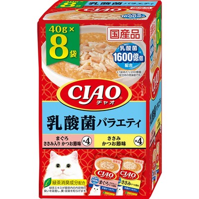 いなば CIAOパウチ8袋 乳酸菌バラエティ35g×8袋