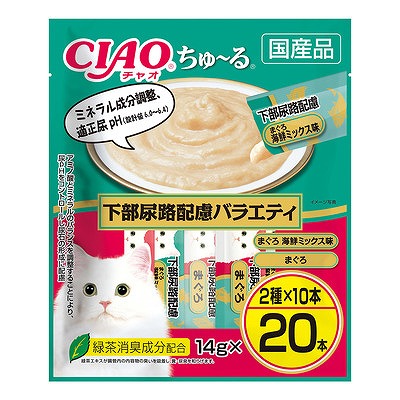 いなば ちゅーる下部尿路配慮バラエティ 14g×20本