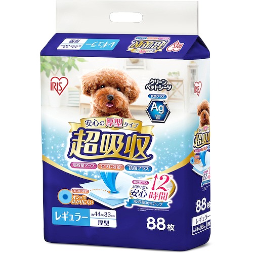アイリスオーヤマ 超吸収ペットシーツ レギュラー 88枚 CPS-88