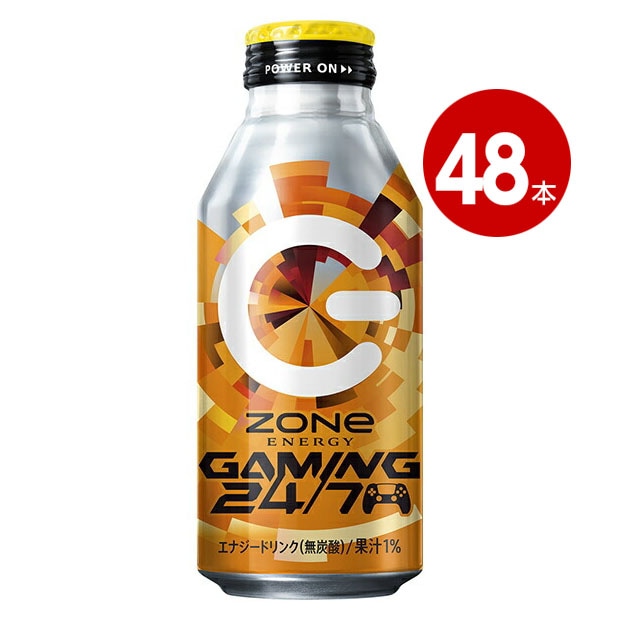 サントリー HYPER ZONe ENERGY(ハイパーゾーンエナジー) GAMING 24/7 400mlボトル缶 48本 【m特】