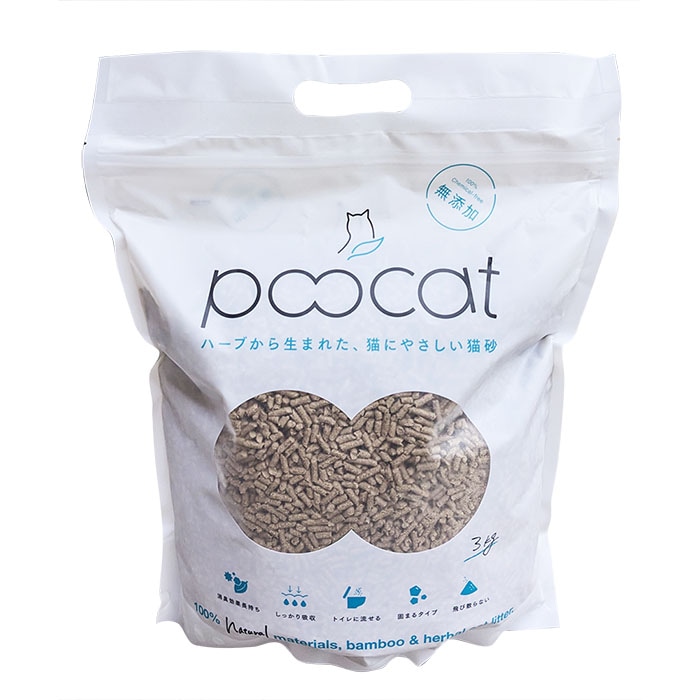 近江　プーキャット(poocat)　3kg　猫砂　ねこ砂