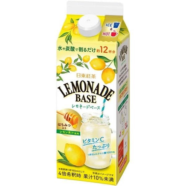 三井農林 日東紅茶 レモネードベース 490ml