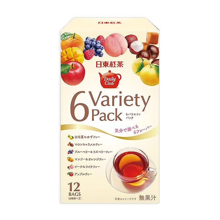 三井農林 日東紅茶 デイリークラブ 6バラエティパック 6種類×2袋