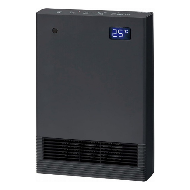 ユアサプライムス　セラミックヒーター　人感センサー付き　温度センサー付き　グレー　YA-S1228SGM H【送料無料】