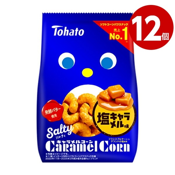 《12個セット》東ハト　ソルティキャラメルコーン　67g【ｍ特】