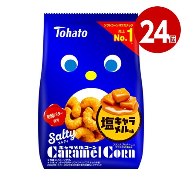 《24個セット》東ハト　ソルティキャラメルコーン　67g【ｍ特】
