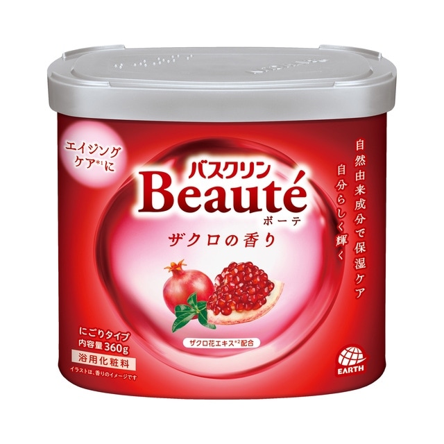 アース製薬　バスクリン　ボーテ　ザクロの香り　360g　入浴剤