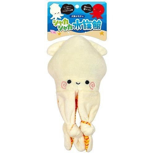 スーパーキャット シャカシャカ水族館 イカ SY－11 犬用 おもちゃ