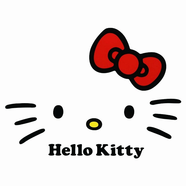 【ネコポス対応】東洋マーク製作所 ハローキティリボンカーステッカー ブラック KRSS-92283