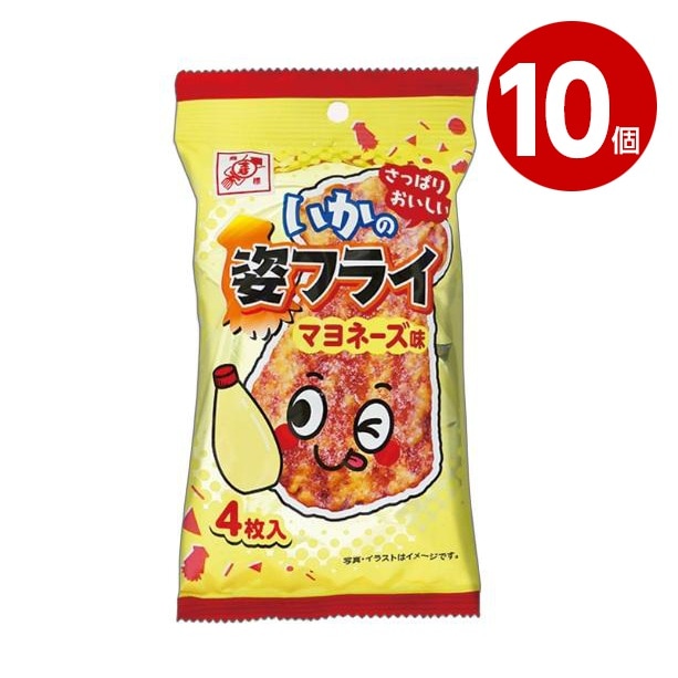 全珍　いかの姿フライ　マヨネーズ味　4枚入り×10個【ｍ特】