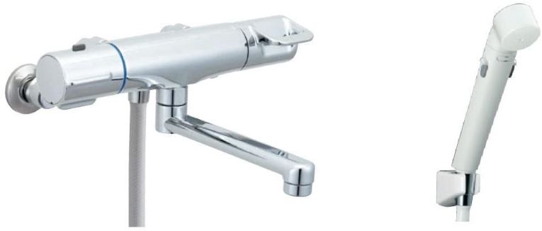 処分特価　水道用品　アウトレット   ＬＩＸＩＬ（ＩＮＡＸ）　壁付サーモシャワーバス水栓　ＲＢＦ－712Ｗ