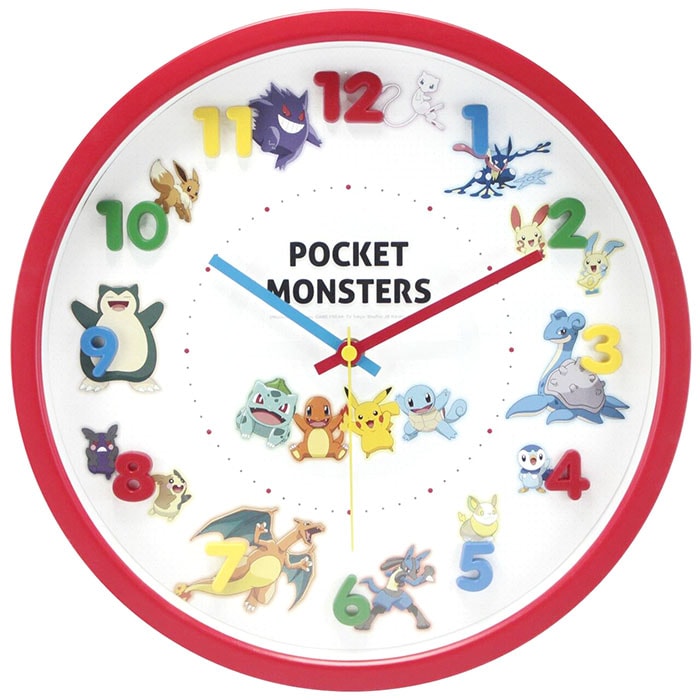 ポケモン　掛時計　2926-257 【ｍ特】