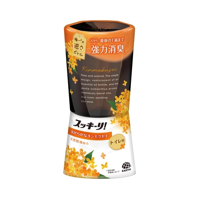 アース製薬　スッキーリ！　トイレ用　ほがらかなキンモクセイ　400ml　消臭芳香剤