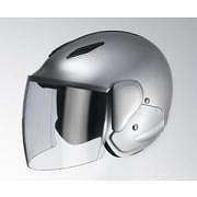 ユニカー工業 バイク ヘルメット BH-17S セミジェット シルバー