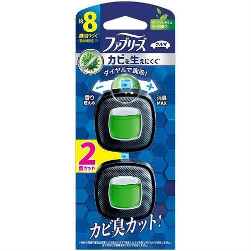 P&G ファブリーズイージークリップ 防カビエキスパート グリーンシトラスリーフ 2個パック