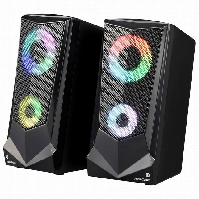 オーム電機 OHM ASP-U175Z USB 電源スピーカー