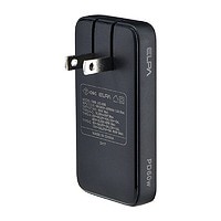 ELPA UC-26B（BK） フラットUSBアダプタ