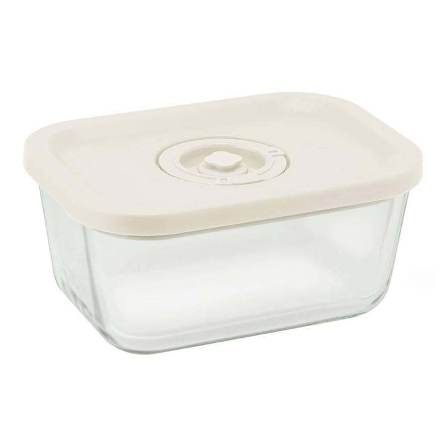 ドリテック Fresh Plan専用 キャニスター M 800ml ホワイト dretec ZVS102WTGL3