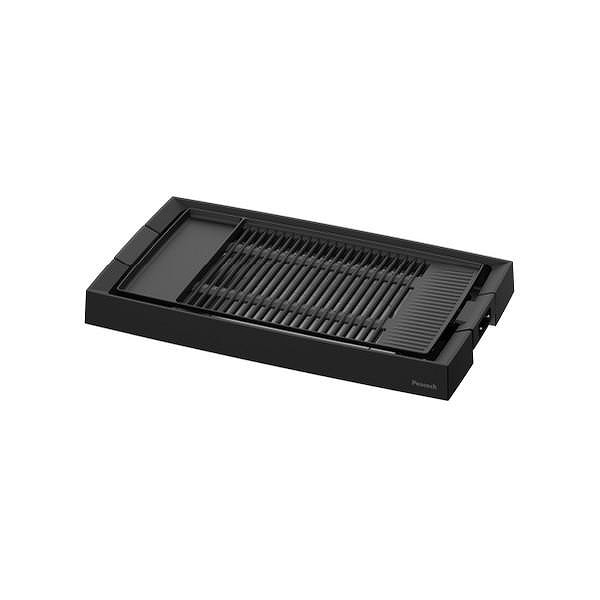 ピーコック 電気焼肉器 WY-E130-B ブラック ホットプレート 油はね 焼肉 減煙 卓上
