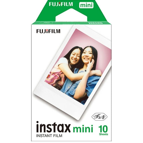 ＜お一人さま1個限り＞【ネコポス対応】富士フイルム FUJIFILM チェキ instax mini ホワイト チェキmini用 インスタントフィルム 10枚入り