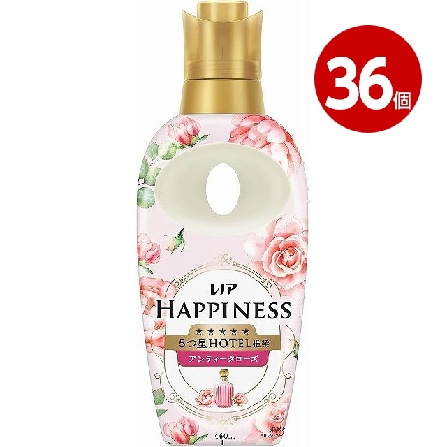 P＆G　レノアハピネス　夢ふわタッチ　華やかに香るアンティークローズの香り　本体　460ml×36個　柔軟剤【送料無料】