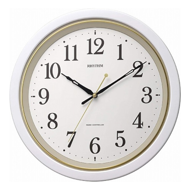 リズム(RHYTHM) 掛け時計 電波時計 フィットウェーブ564 8MY564SR03