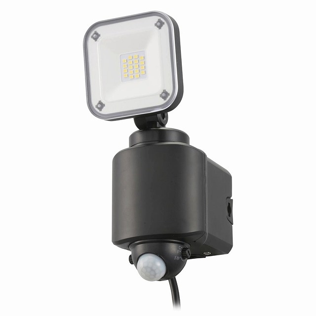 オーム電機 防犯センサーライト LS-A160W1