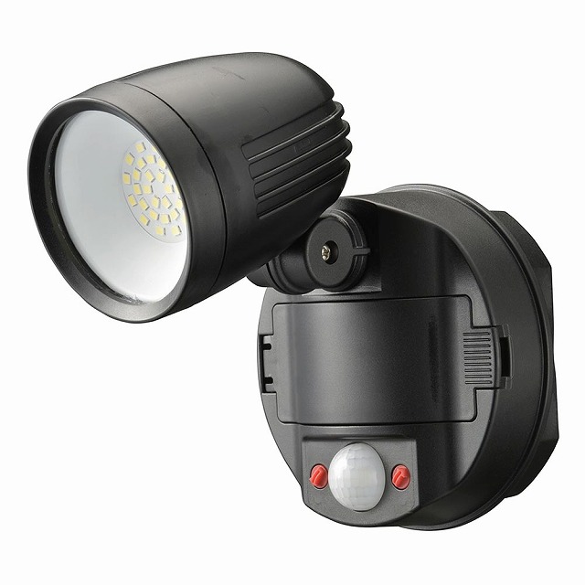 オーム電機 防犯センサーライト LS-B100Y1