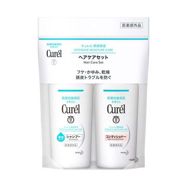【ネコポス対応】【医薬部外品】花王　キュレル　シャンプー＆コンディショナー　ミニセット