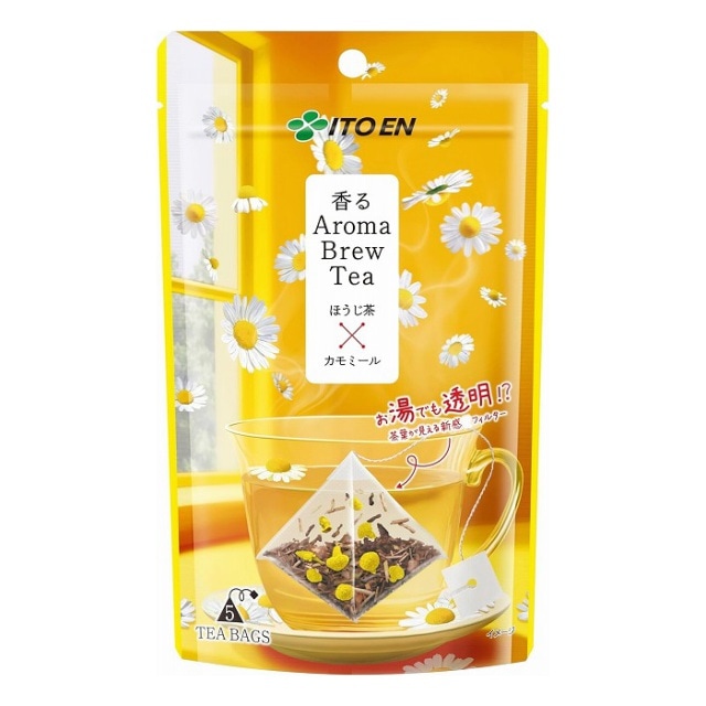 伊藤園　香るＡｒｏｍａ　Ｂｒｅｗ　Ｔｅａ　ほうじ茶×カモミール　ティーバッグ　5袋