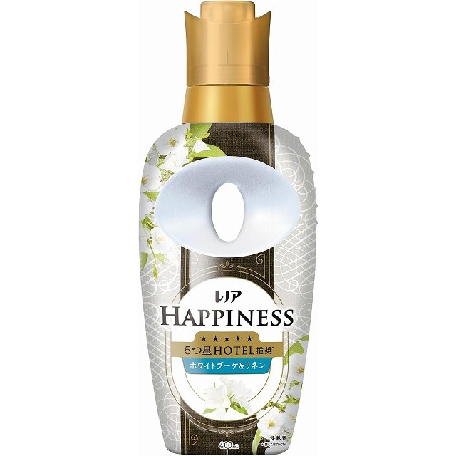 P＆G　レノアハピネス　夢ふわタッチ　ホワイトブーケ&リネンの香り　本体　460ml　柔軟剤【送料無料】