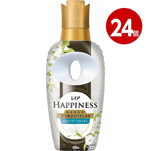 P＆G　レノアハピネス　夢ふわタッチ　ホワイトブーケ&リネンの香り　本体　460ml×24個　柔軟剤【送料無料】