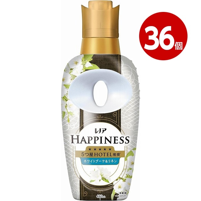 P＆G　レノアハピネス　夢ふわタッチ　ホワイトブーケ&リネンの香り　本体　460ml×36個　柔軟剤【送料無料】