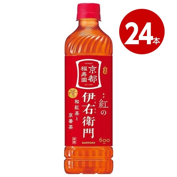 サントリー　紅の伊右衛門　600ml×24本　ペットボトル【送料無料】【ｍ特】