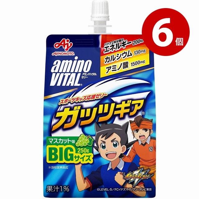 味の素　アミノバイタルガッツギア　マスカット味　250g×6個【ｍ特】