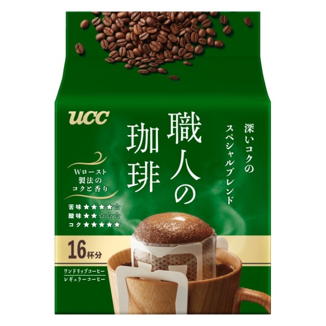UCC　職人の珈琲　ワンドリップコーヒー　深いコクのスペシャルブレンド　16杯分【ｍ特】