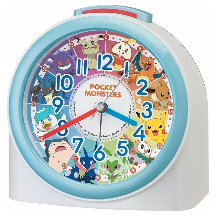 セイコー　ポケモン　目覚まし時計　CQ426W　ポケットモンスター 【ｍ特】