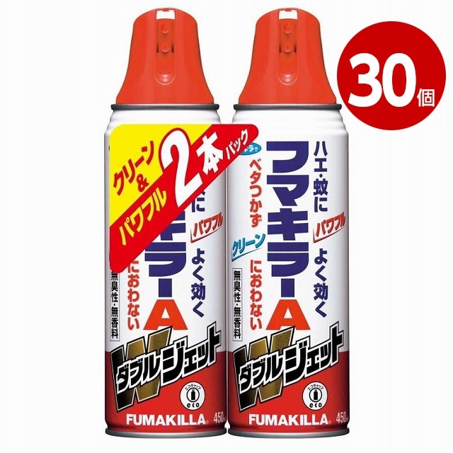 【防除用医薬部外品】フマキラー　フマキラーAダブルジェット（450ml×2本セット）×30個 　殺虫剤【送料無料】【ｍ特】