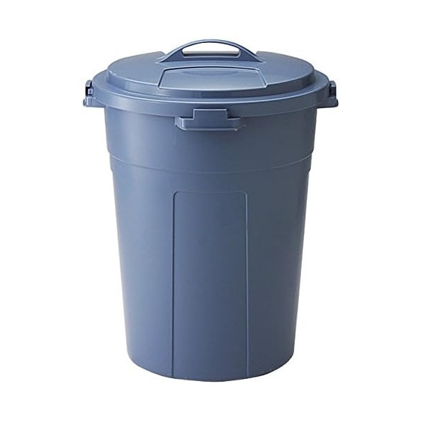 リス　ハウスクリーンペール　45Ｌ　フタ付き　ブルー　ゴミ箱【ｍ特】