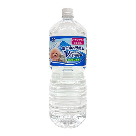 ペット用飲料　ペット飲料　アースペット　富士山の天然水　Vウォーター　2Ｌ　水分補給