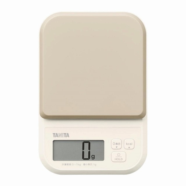 タニタ デジタルクッキングスケール  グレー KJ120GY