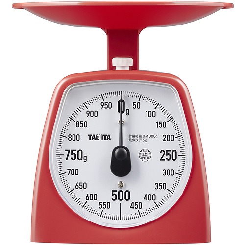 タニタ アナログクッキングスケール レッド KA－441RD