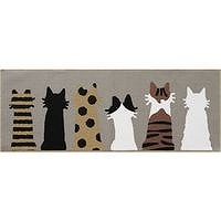 オカトー ミーサ キッチンマット 45x120cm キャットグレージュ