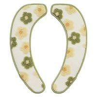 オカトー ふわりんこ貼るだけ便座シートフラワー グリーン