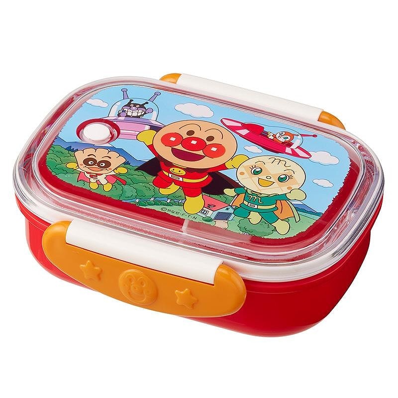 昭和レトロ　アンパンマン　お弁当箱 レック アンパンマン 抗菌 ロック式 おべんとう箱 280mL レッド | 弁当