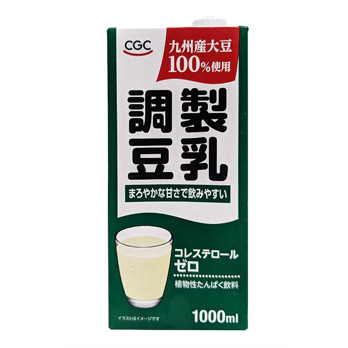 シジシージャパン　CGC　九州産大豆100％使用　調整豆乳　1000ml