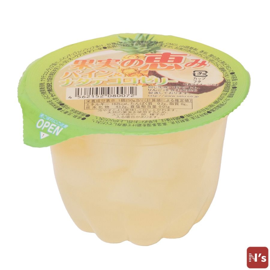 セイウ　果実の恵み　パイン＆ナタデココゼリー　250ｇ 【ｍ特】