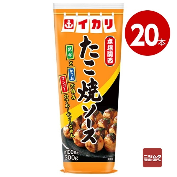 イカリソース たこ焼ソース 300g×20本 調味料【送料無料】