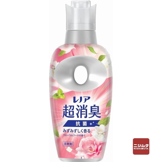 P&G　レノア　超消臭　みずみずしく香るフローラルブーケの香り　本体　475ml　柔軟剤 【ｍ特】